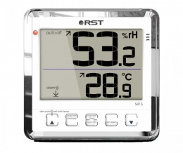 Термогигрометр (дом, большой дисплей, белый) цифровой