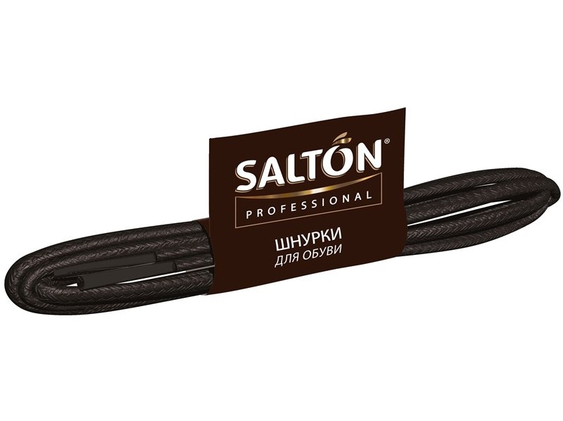 Salton Шнурки толстые с пропиткой коричневые